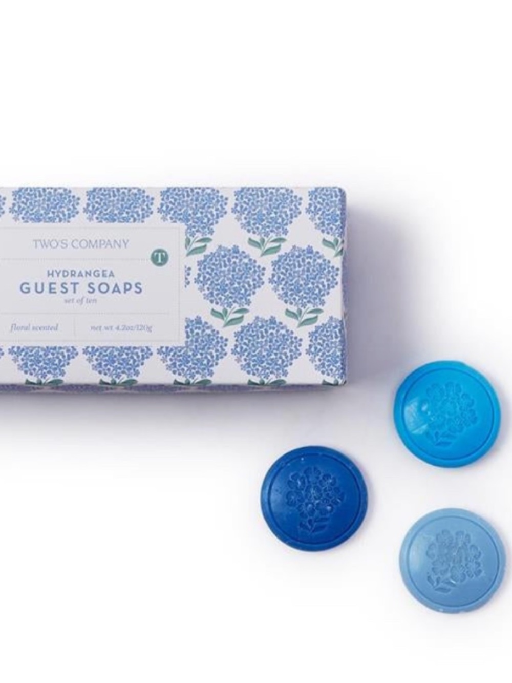 Hydrangea Set of 10 Soap Disks